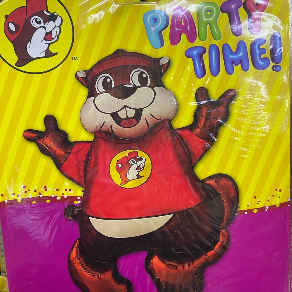 New 6PCs. Buc-ee’s THEME Party Supplies. Red and Yellow Buc-ee’s